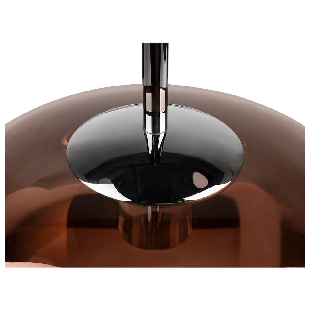 Glass pendant lamp Pantilo Ø 29cm - copper SLV 4024163290005