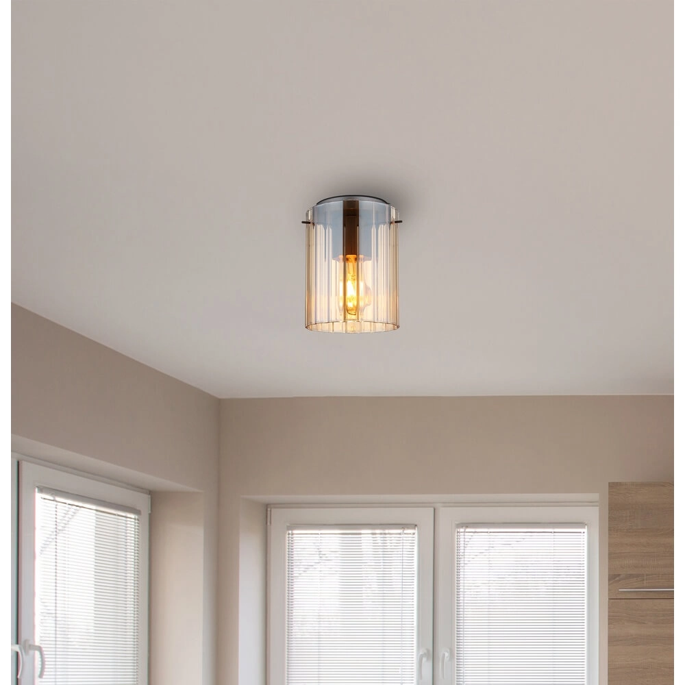 Ceiling lamp Tulivar Design Amber Glass Globo 9007371459667
