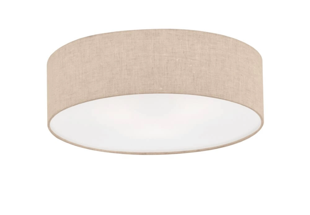 Ø 40cm ceiling lamp Thor with sand-colored linen