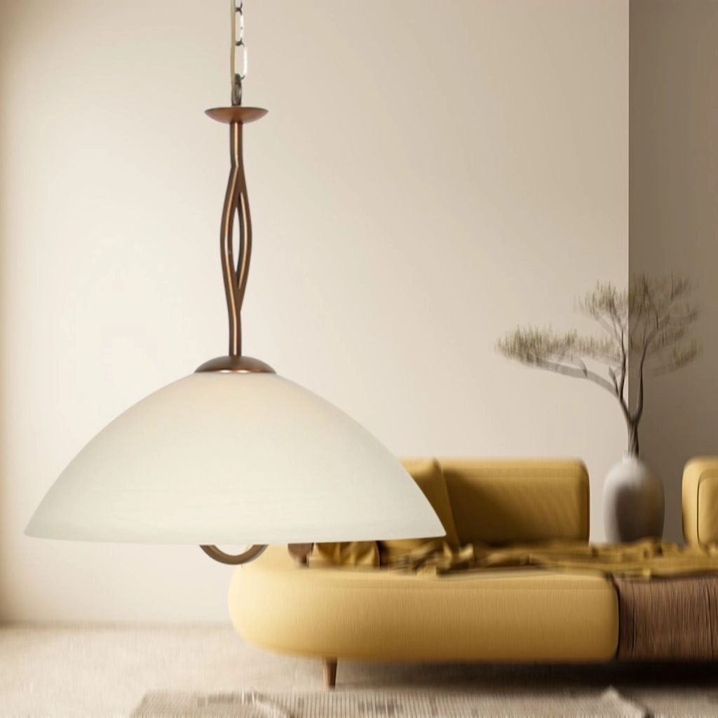 Classic pendant lamp Anthea 1-light bronze Steinhauer 8712746180220