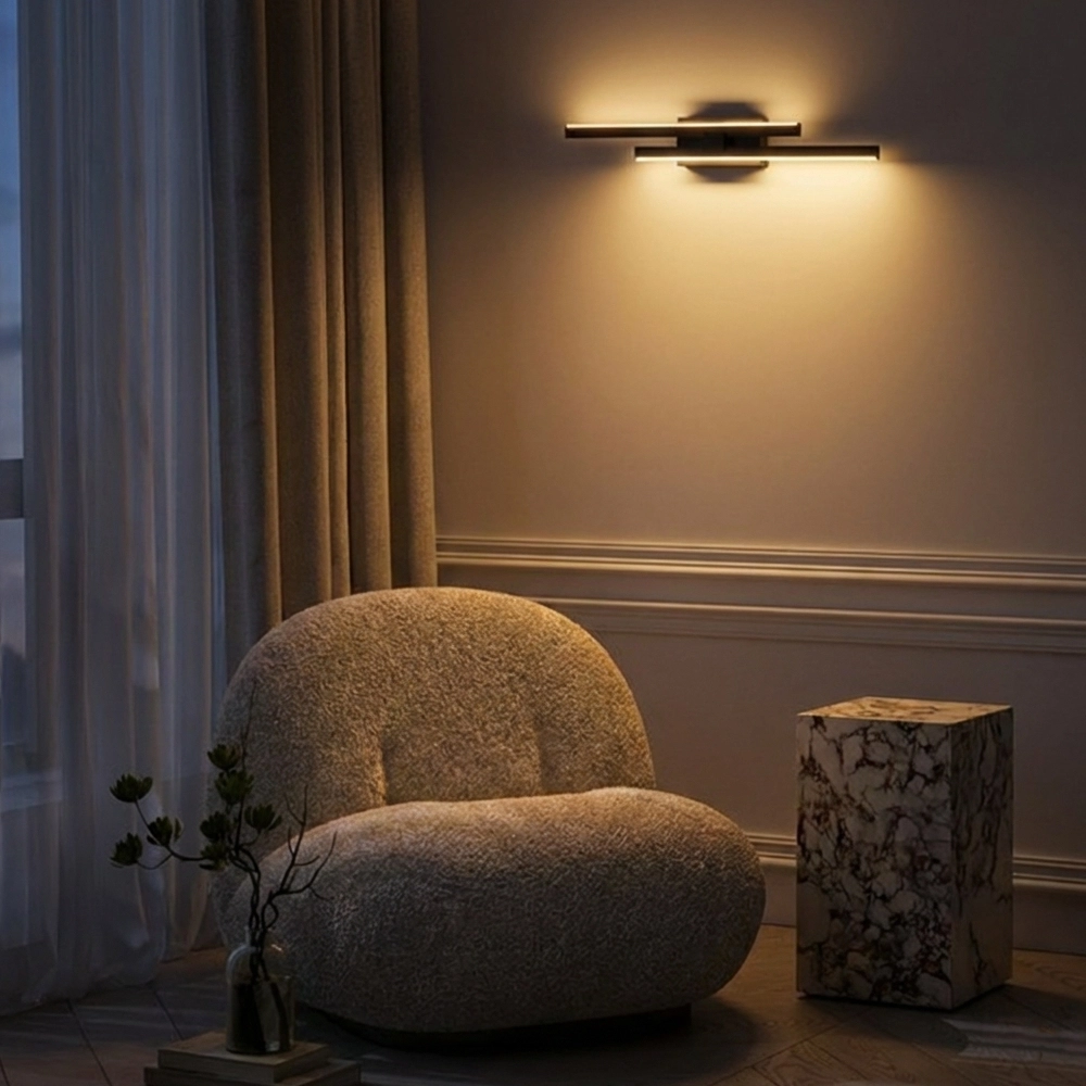 Design wall lamp Amica black