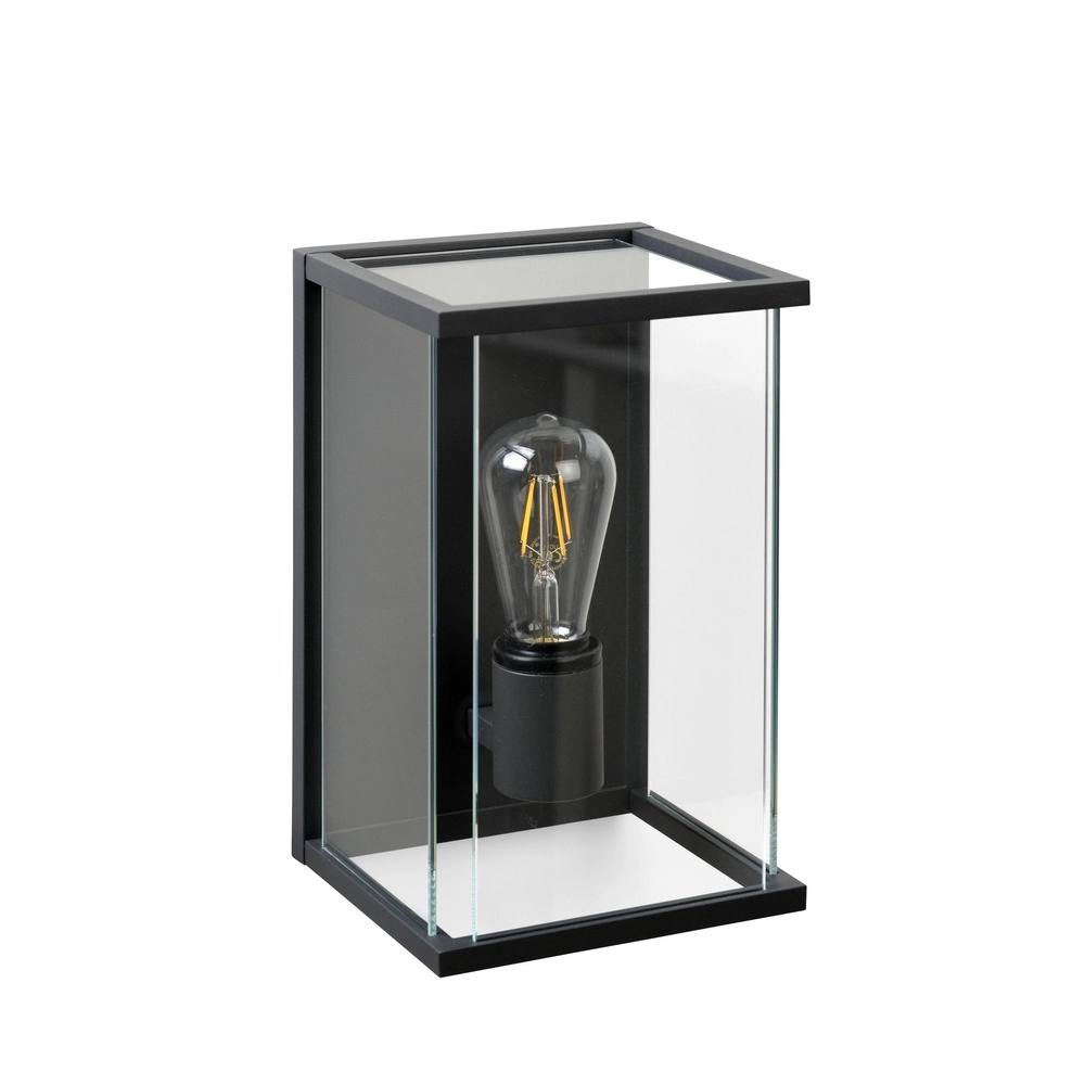 Sleek wall lamp Claire only anthracite