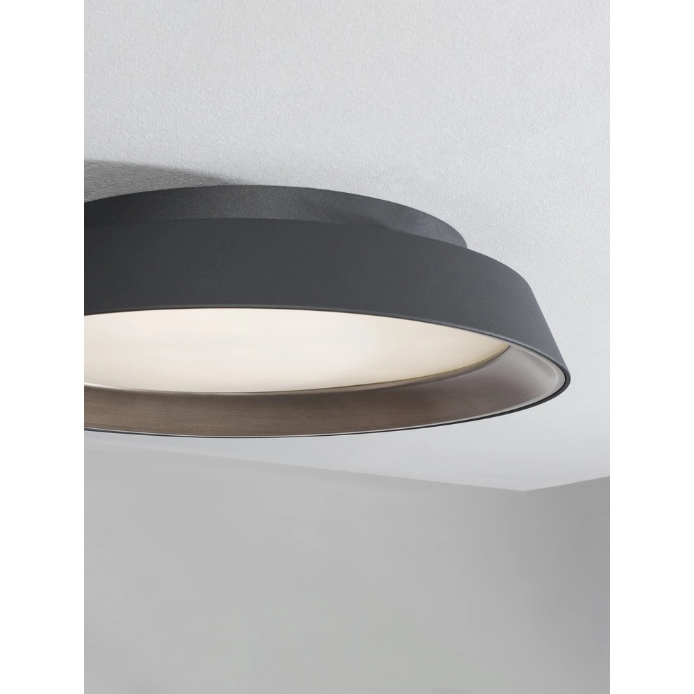 Ceiling lamp Vela black Ø 45cm Lyora 5212017431684
