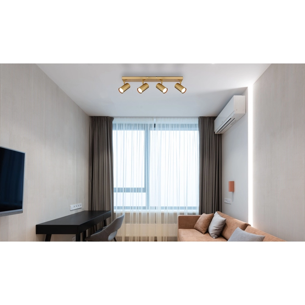 Ceiling lamp 4-lights Robby Gold Globo 9007371446087