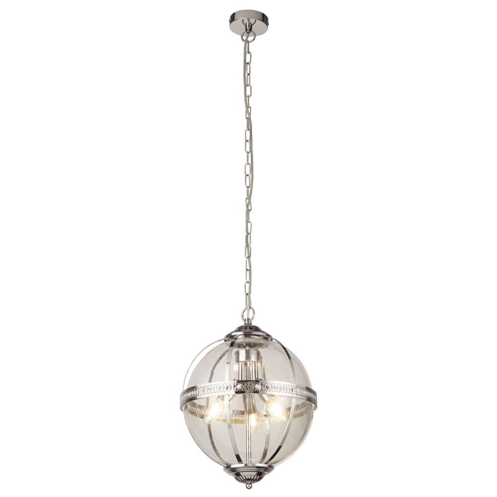 Classic hanging lamp Coronet chrome Searchlight 5053423243061