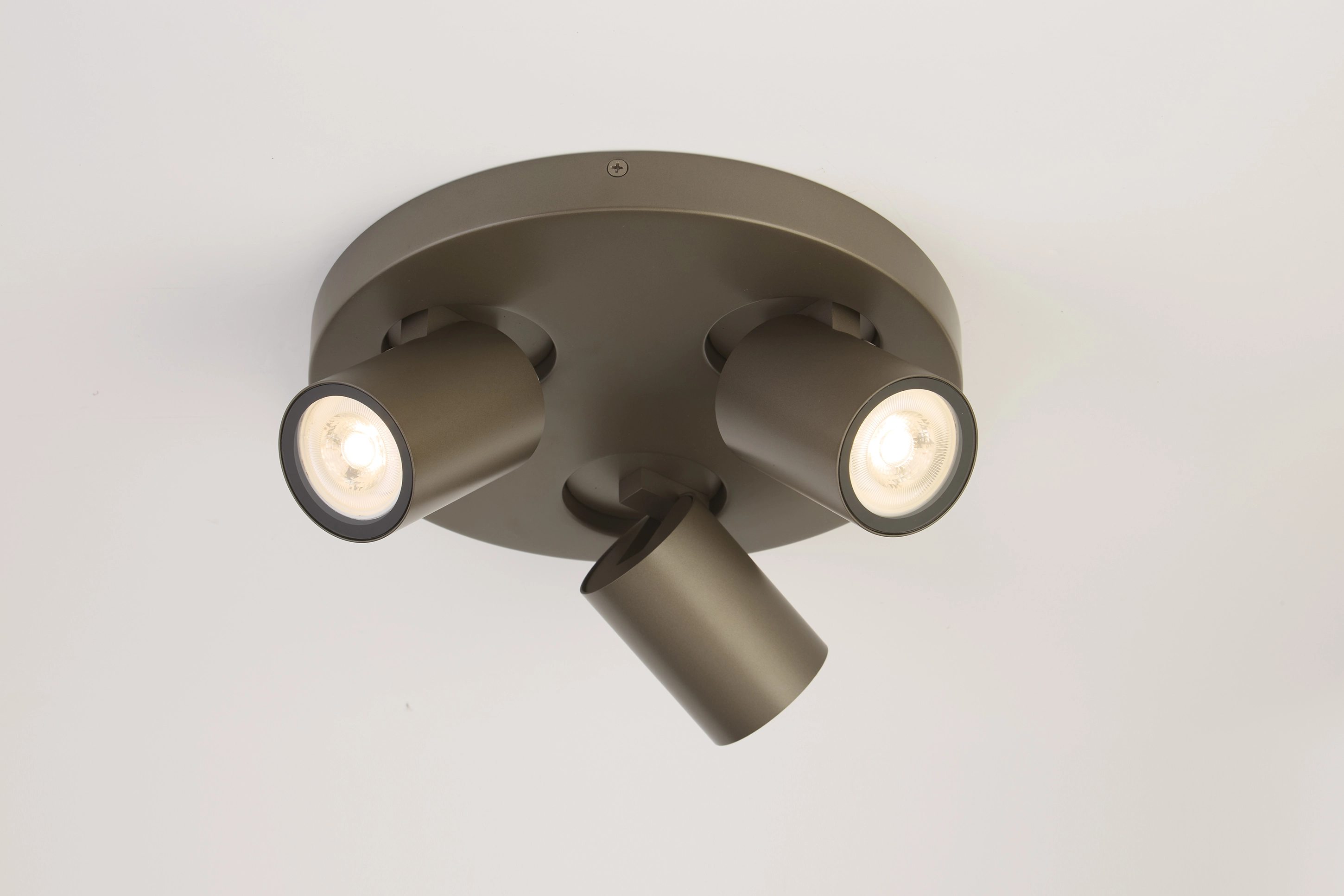 Ceiling lamp Selene 3 round bronze