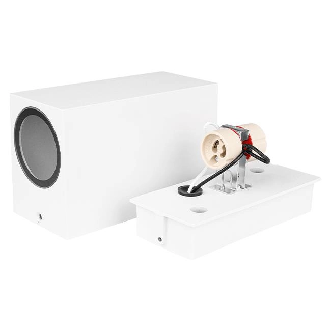 Witte wandlamp Roty vierkant - up & down Lyora 5903002034231