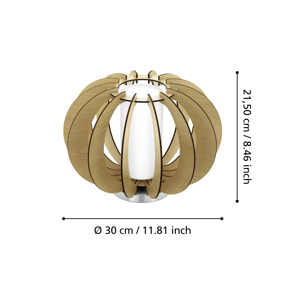 Table lamp Stellato 1 wood Eglo 9002759956035