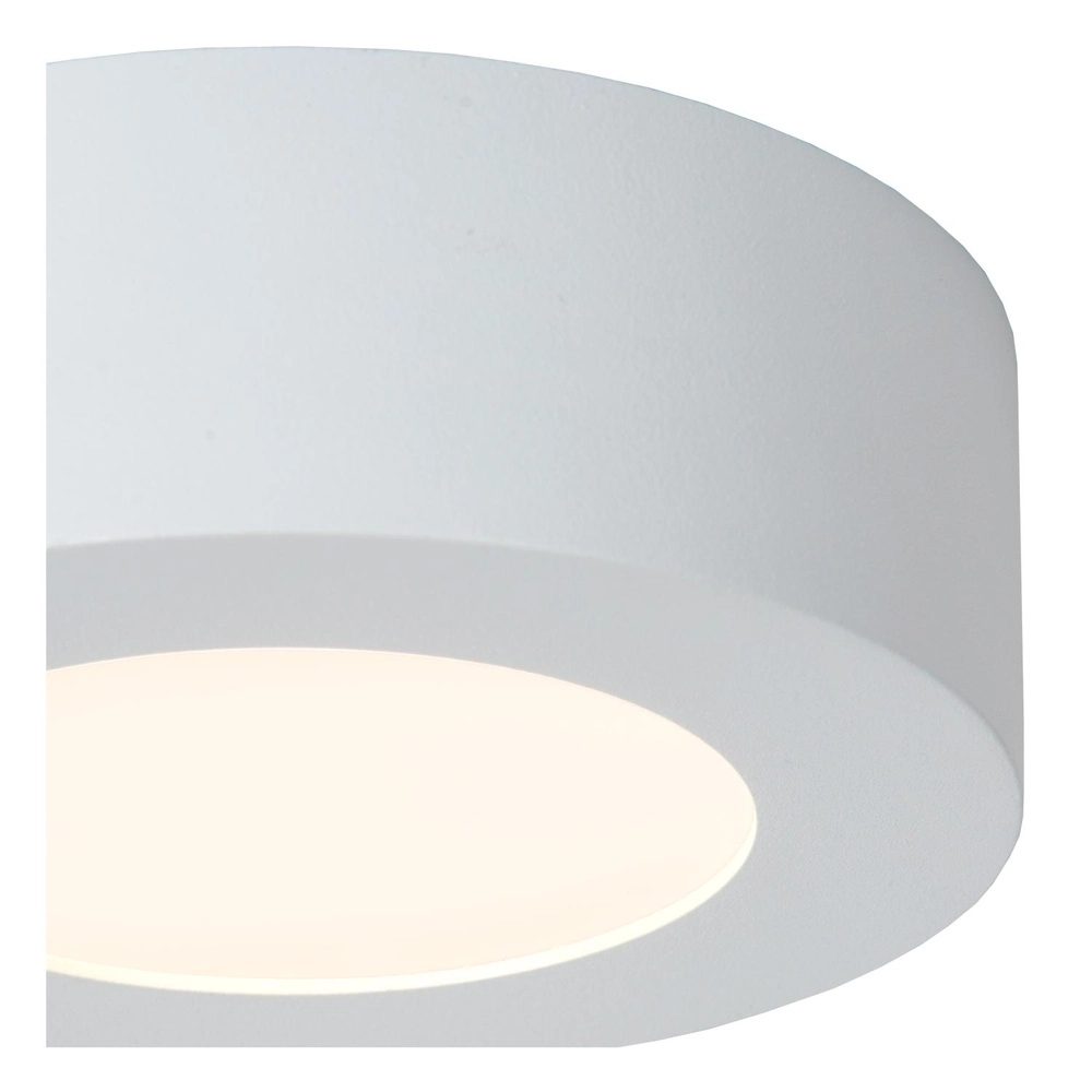 Ceiling light Brice-Led Ø 11.7cm - IP44 white Lucide 5411212281289