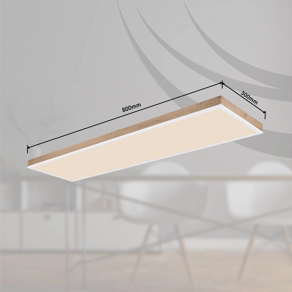 Design ceiling lamp Doro 120cm wood Globo 9007371448166