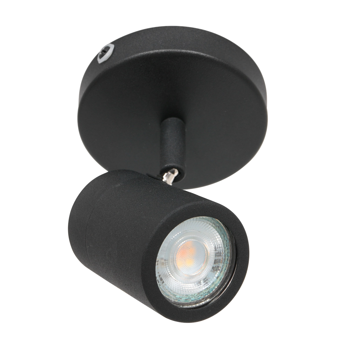 Bathroom spot Upround LED black Steinhauer 8712746133479