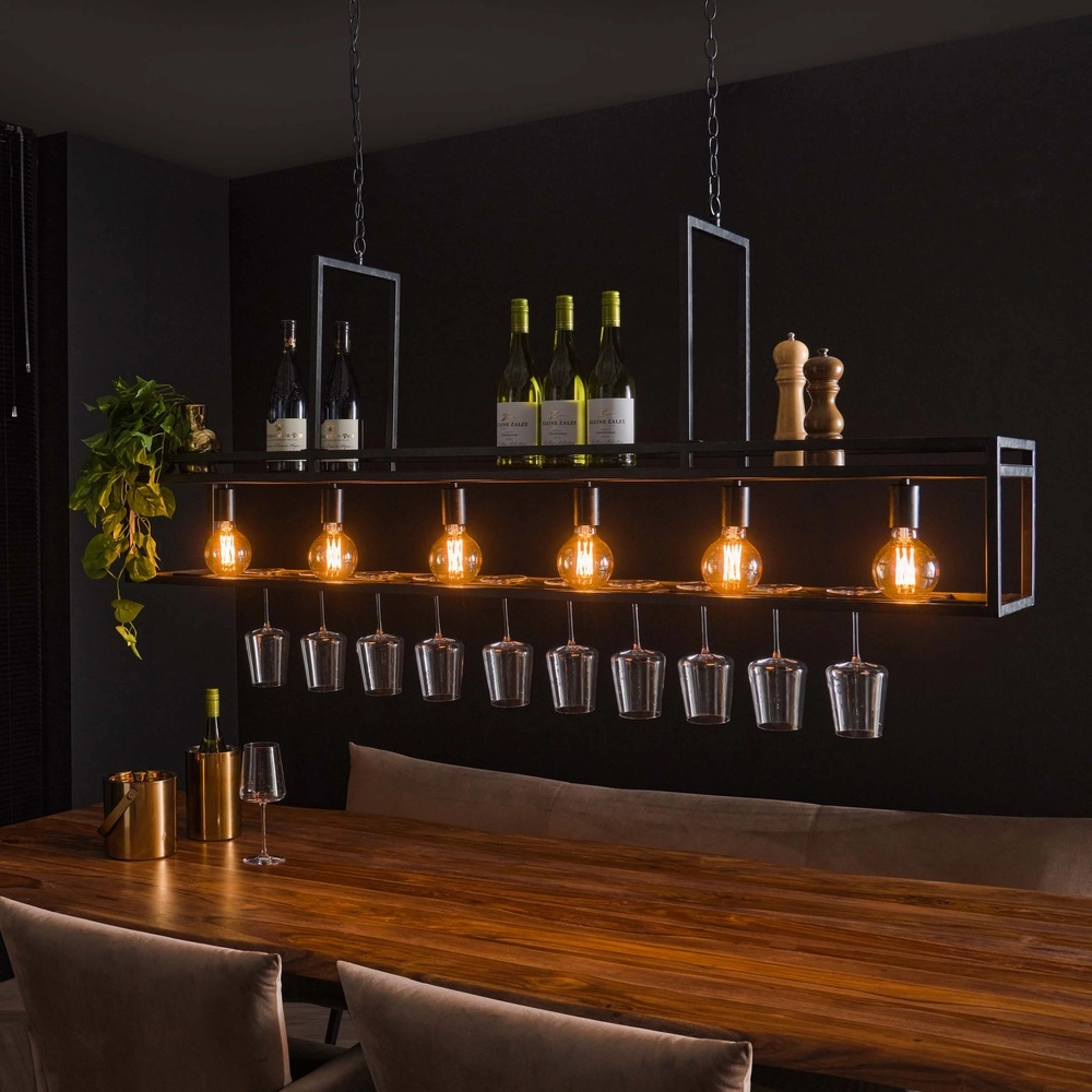 Kitchen Island Pendant Light Decorate 160cm - charcoal