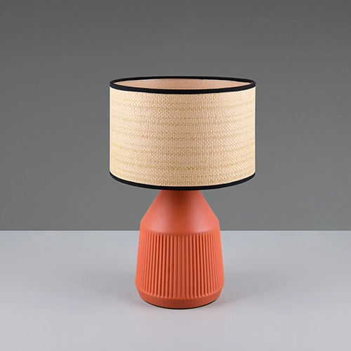 Table lamp Formentera Ø 28cm terracotta Trio 4017807678147