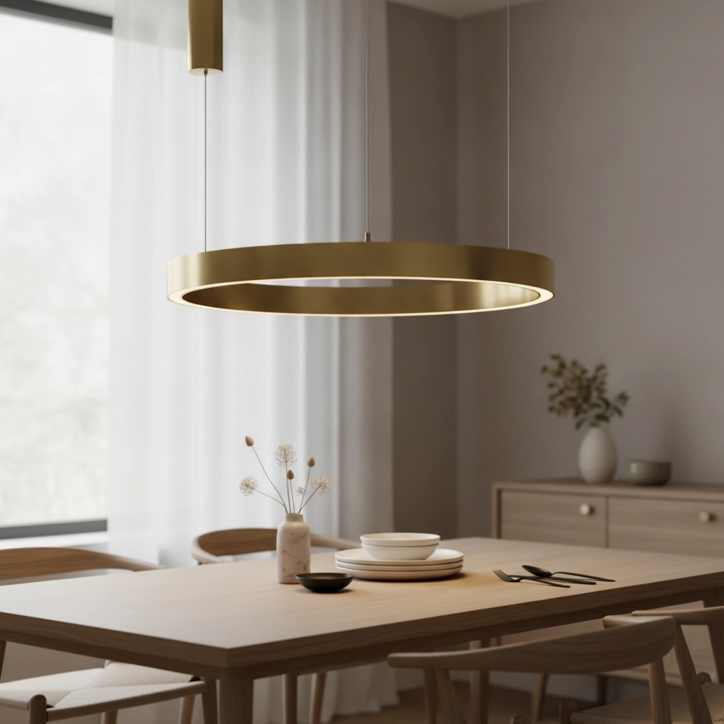 Design pendant lamp Sting gold Ø 80cm