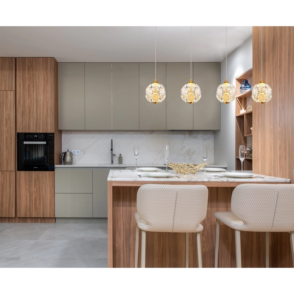 4-light pendant lamp Virina Gold Globo 9007371452620