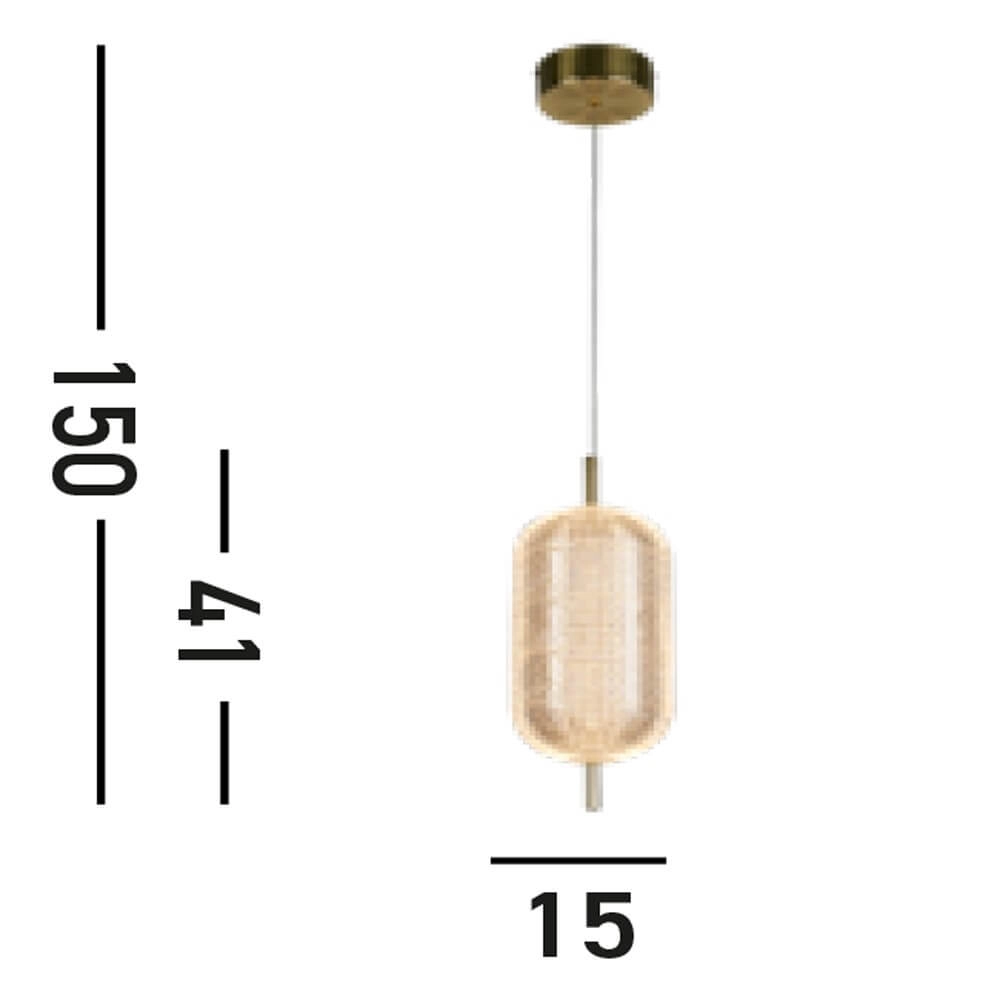 Pendant lamp Capsule design Searchlight 5053423273150