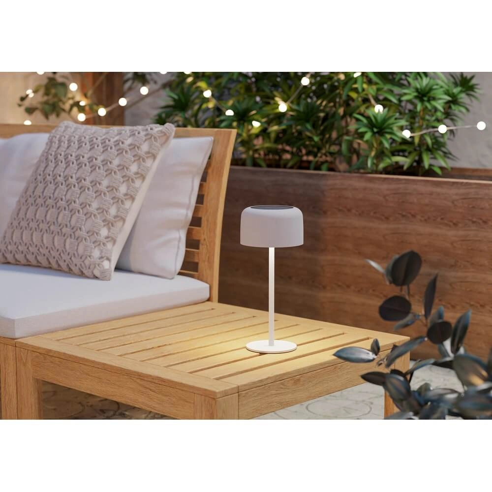Sleek table lamp Roccanova Solar White with USB Eglo 9008606355044