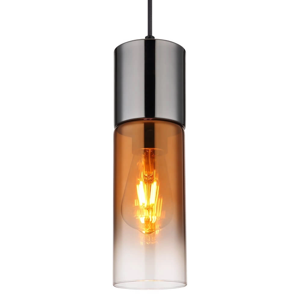 Sleek pendant lamp Annika Gunmetal only Globo 9007371465156