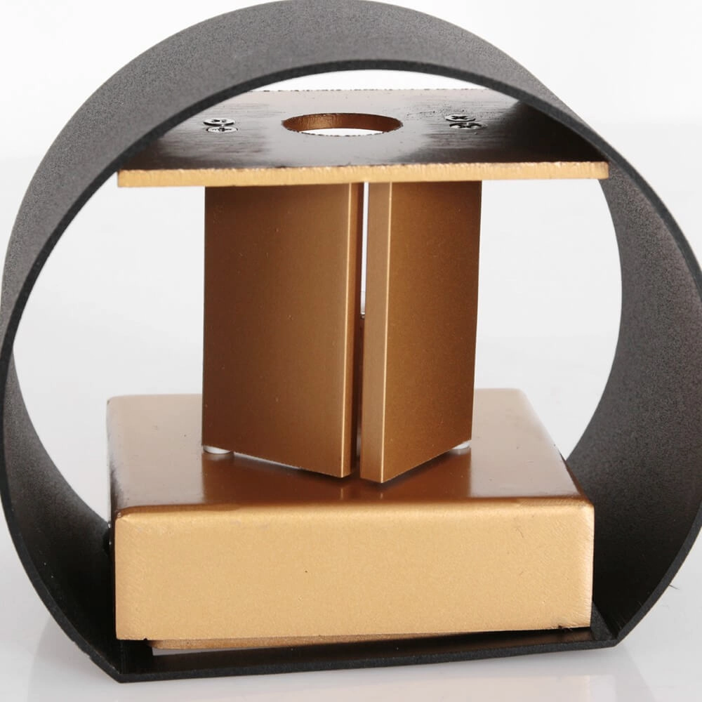 Round black wall spotlight Muro up and down Steinhauer 8712746152616