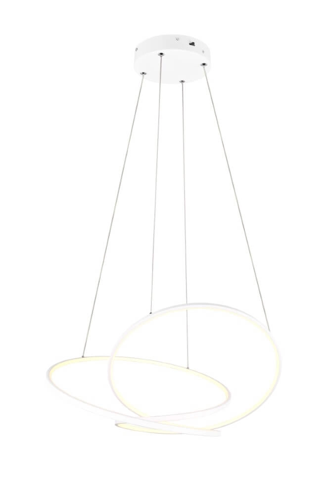 Vide pendant lamp Darvin white - 75cm