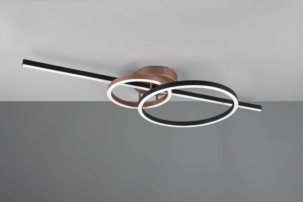 Ceiling lamp Montilla black Trio 4017807585230