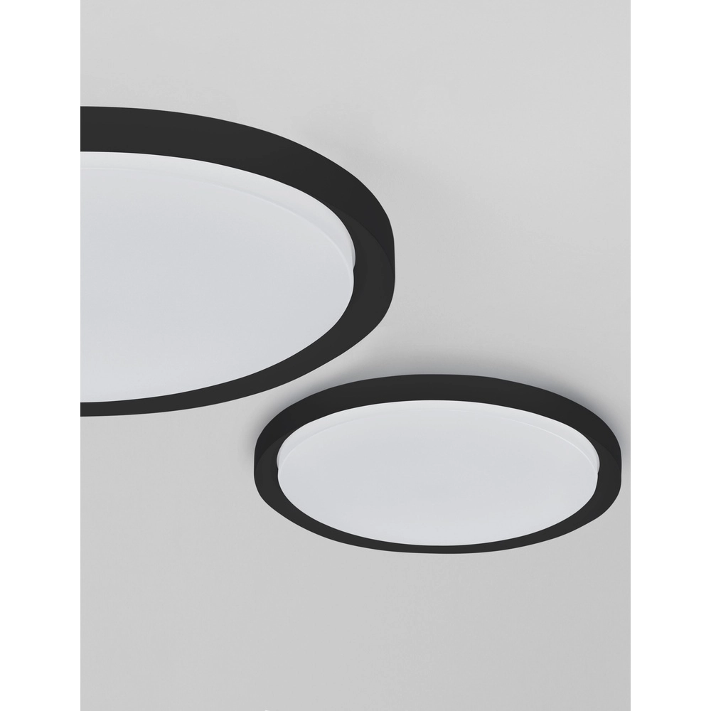 Ceiling light Troy black Ø 56cm Lyora 5212017425812
