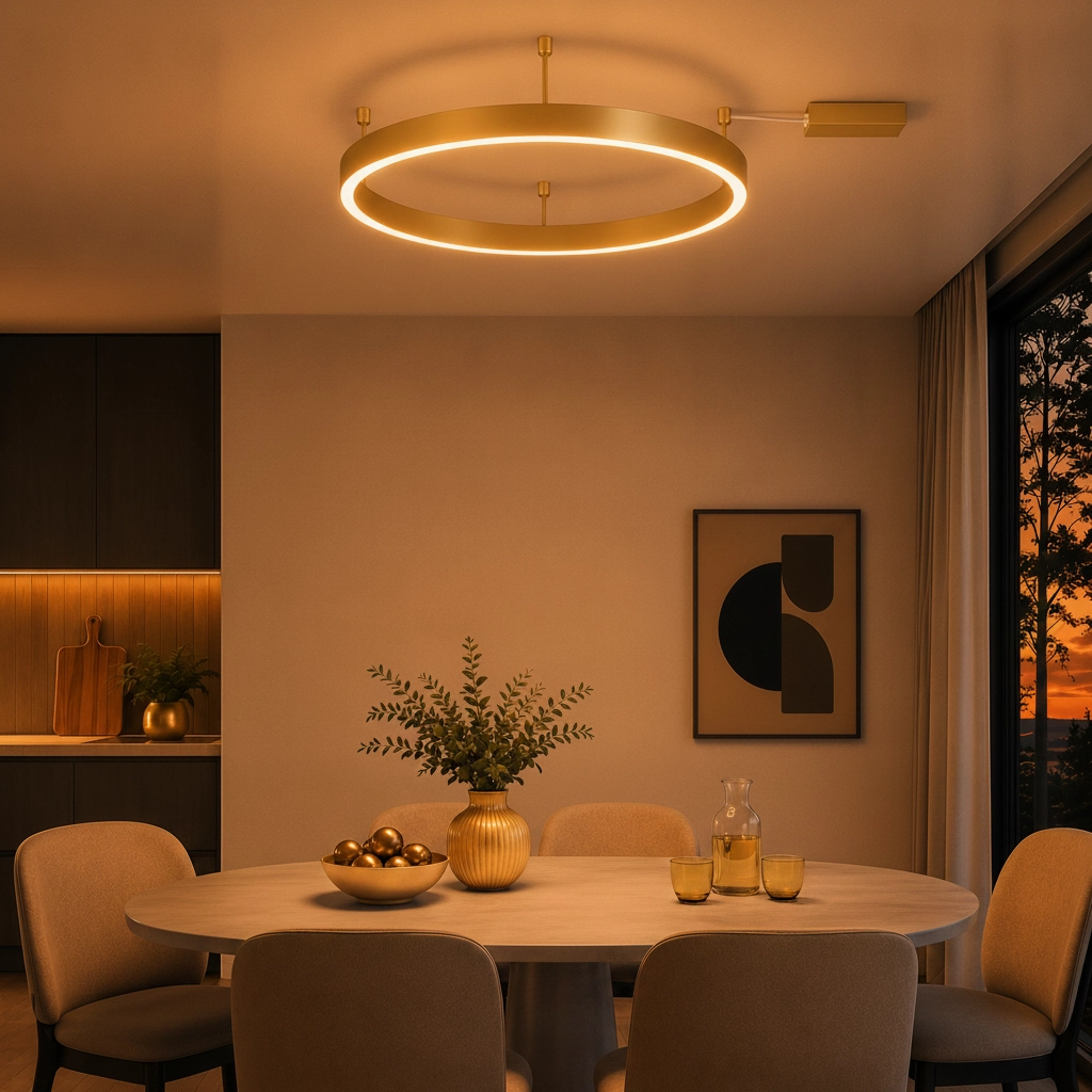 Ceiling lamp Motif gold Ø 100cm
