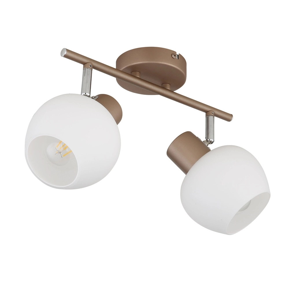 Ceiling lamp Eileen 2-light coffee brown Globo 9007371589562