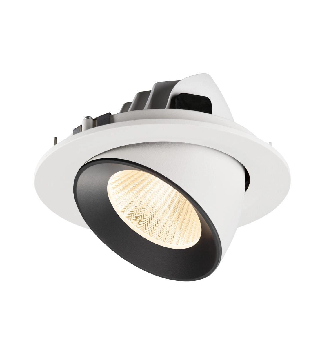 Recessed spotlight Numinos Gimble L white/black 2700K - 40deg SLV 4024163310390