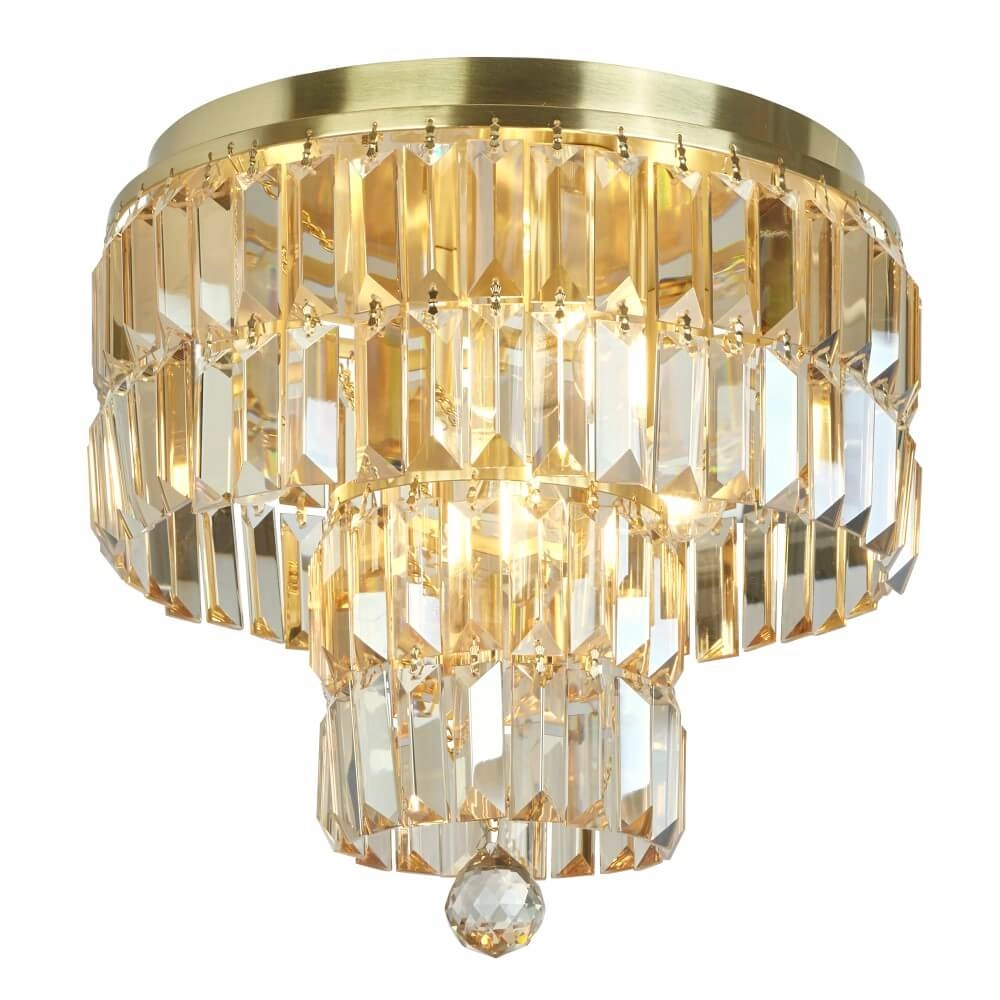 Chandelier Empire Ø 34cm gold Searchlight 5053423249926