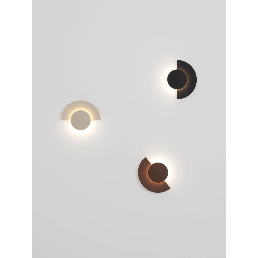 Modern wall lamp Gloo black - 3000K Lyora 5212017497253