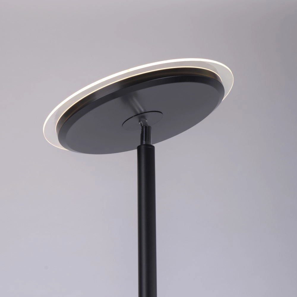 Black reading lamp Hans Just Light 4043689972998