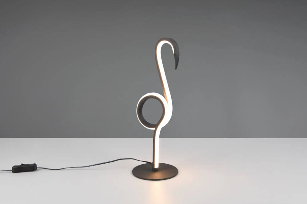 Black flamingo LED table lamp Ingo Trio 4017807613698