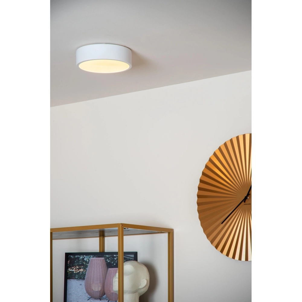 Ceiling light Unar Ø 20cm - 2700K - white Lucide 5411212792013