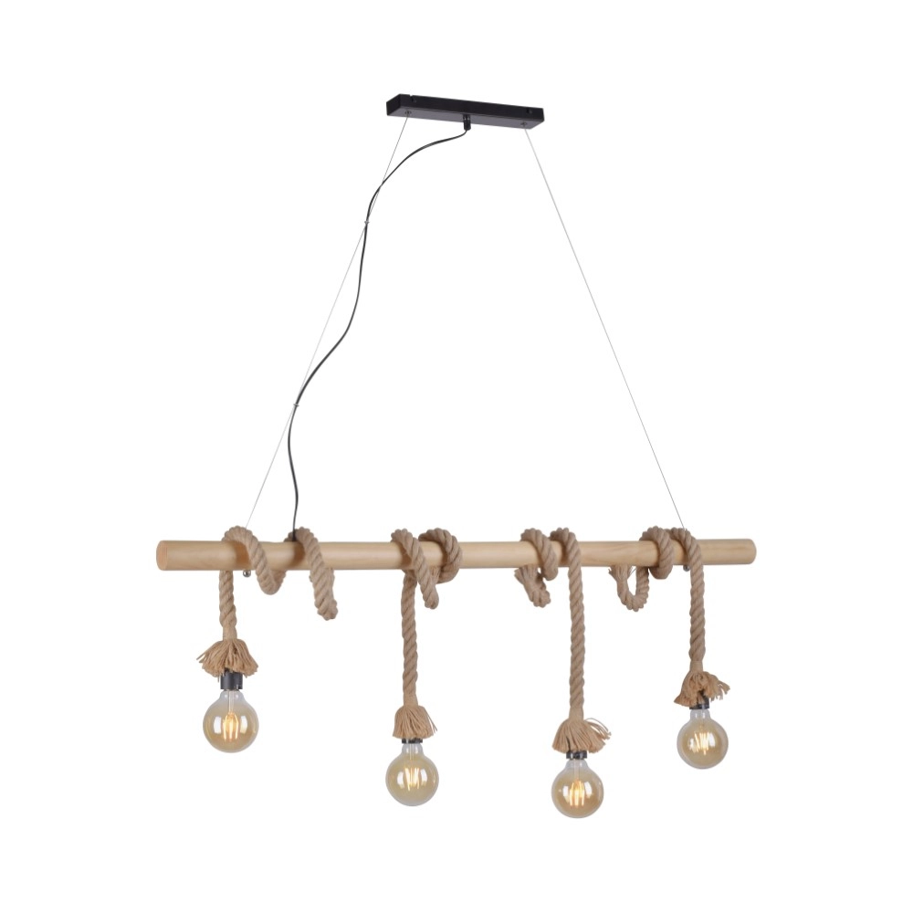 Dining room rope lamp Rope Just Light 4043689963132