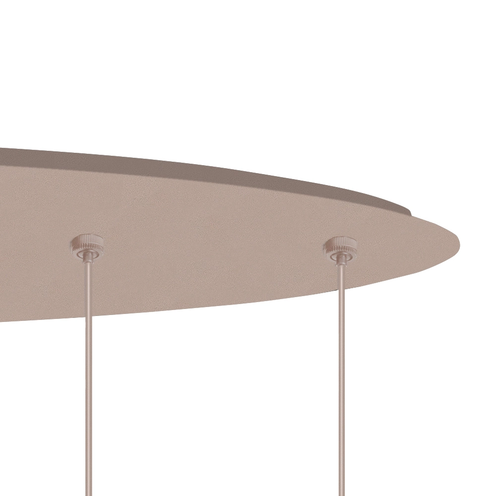 Pendant lamp Champagne Egg 8-light oval Highlight 8718379052408