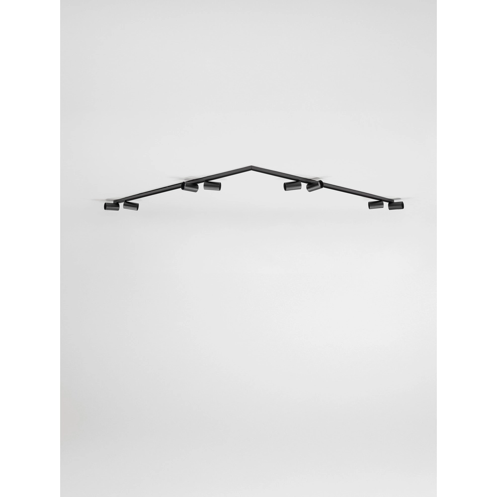 8-light ceiling lamp Oso black Lyora 5212017465122