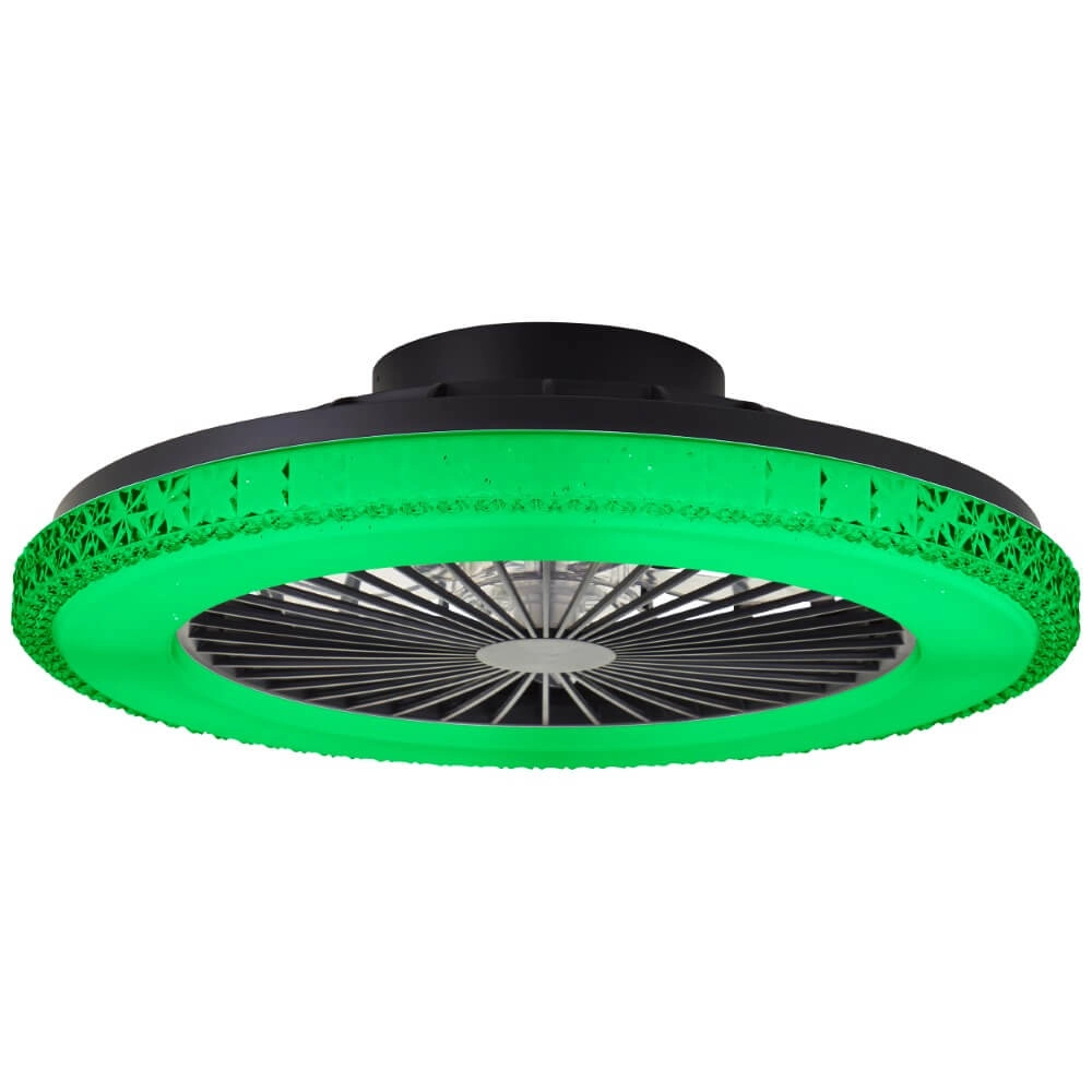 Black fan Badria with RGB function Brilliant 4004353435850