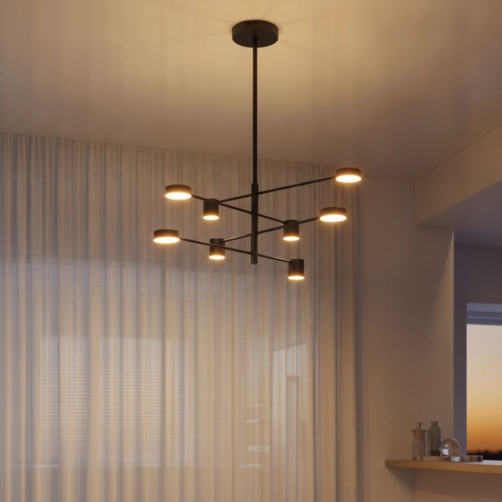 Black pendant lamp Nordik M design