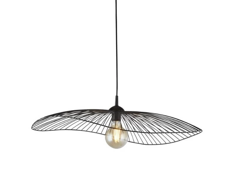 Design pendant lamp Wave black