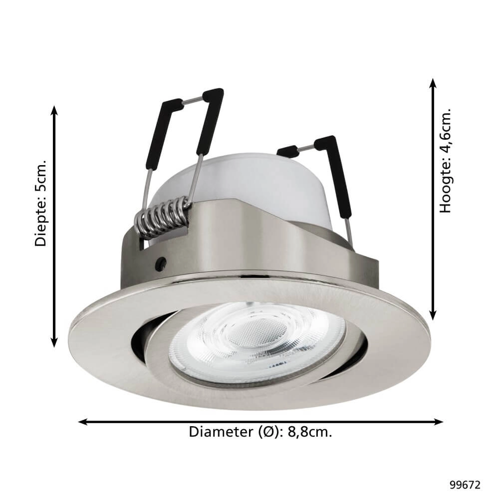 Spot Zigbee Saliceto-Z Stainless steel Eglo 9002759996727