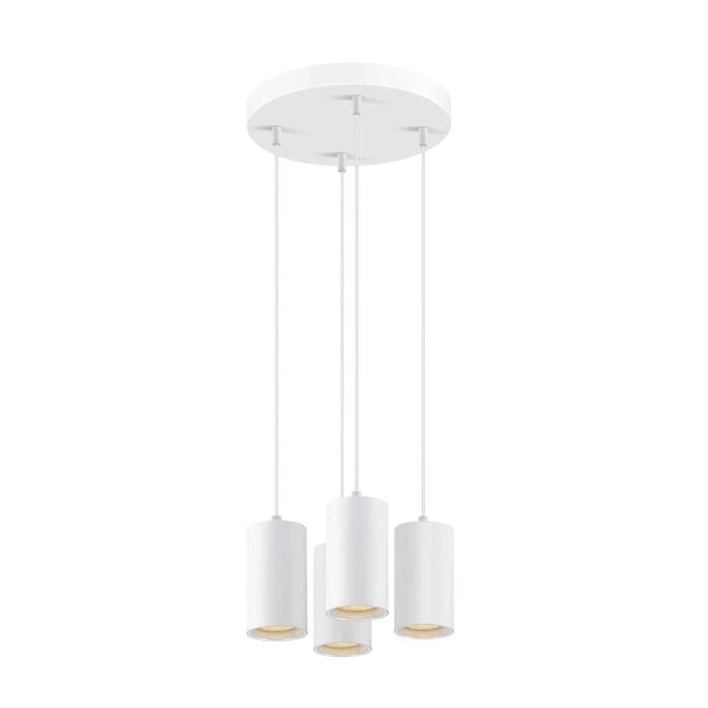 Pendant Pendant Lamp Asto Tube white 4x GU10