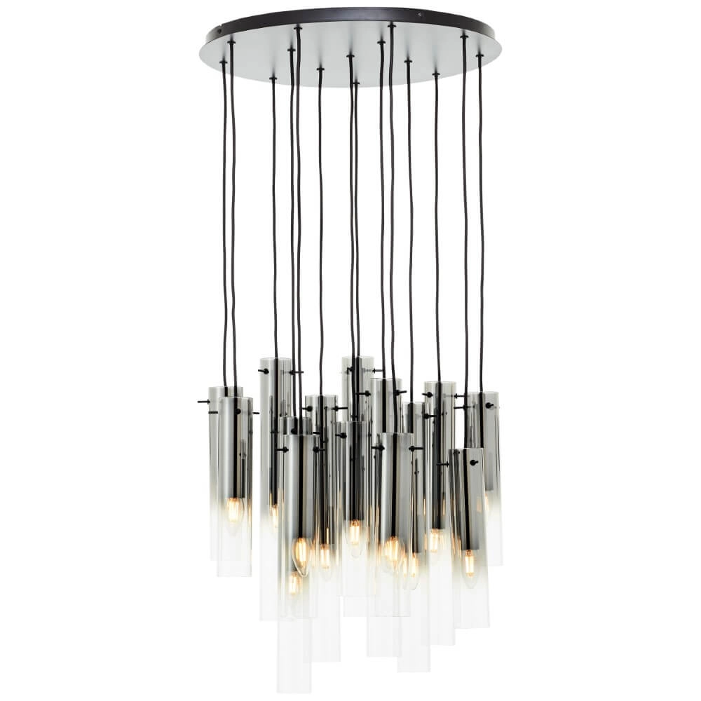 14-light pendant lamp Glasini Ø 52cm
