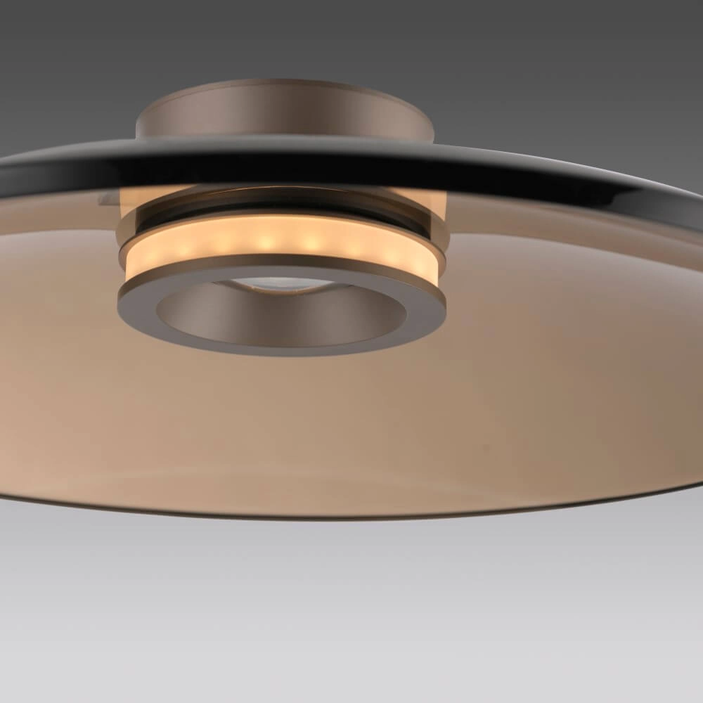 Designer ceiling lamp Pure Moon bronze Ø 50cm Paul Neuhaus 4012248382752