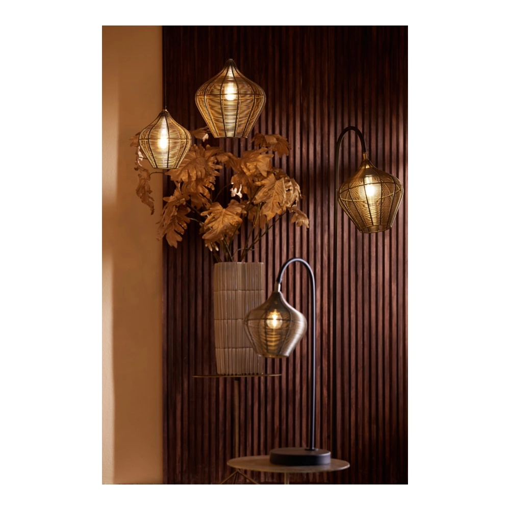 Pendant lamp Alvaro bronze Ø 20cm Light & Living 8717807634087