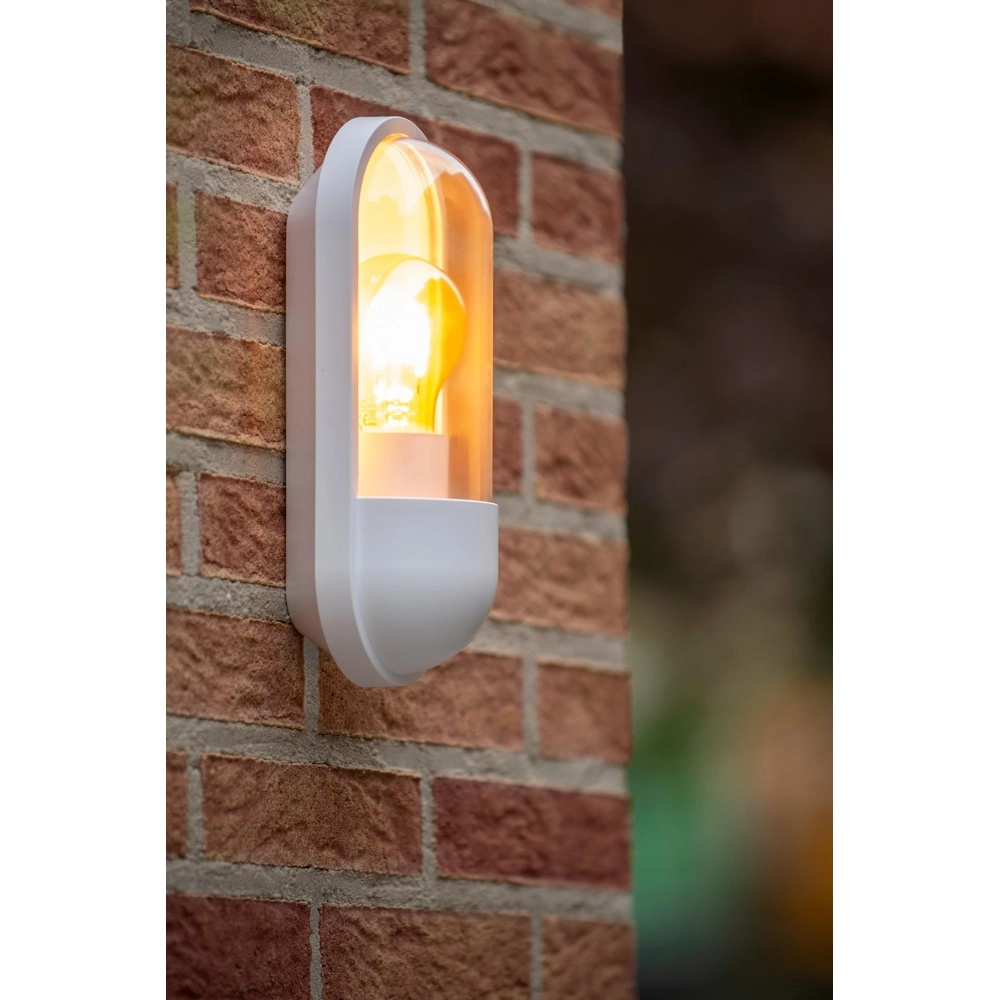 Wall lamp Capsule IP54 white Lucide 5411212290465