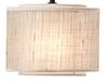 Hanging lamp Odar 4-light black with sand color Brilliant 4004353394713