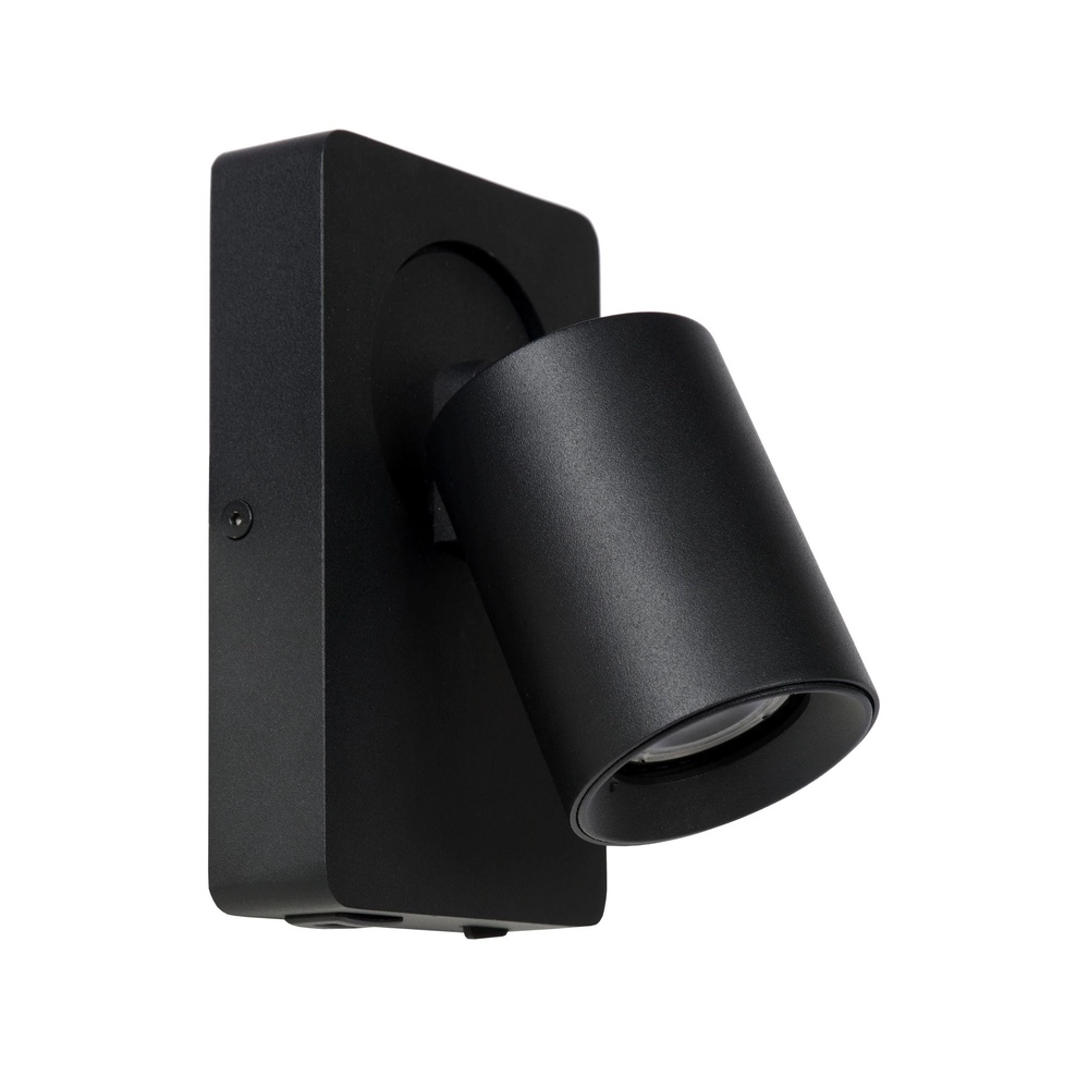 Bedside lamp Nigel with USB charging point black