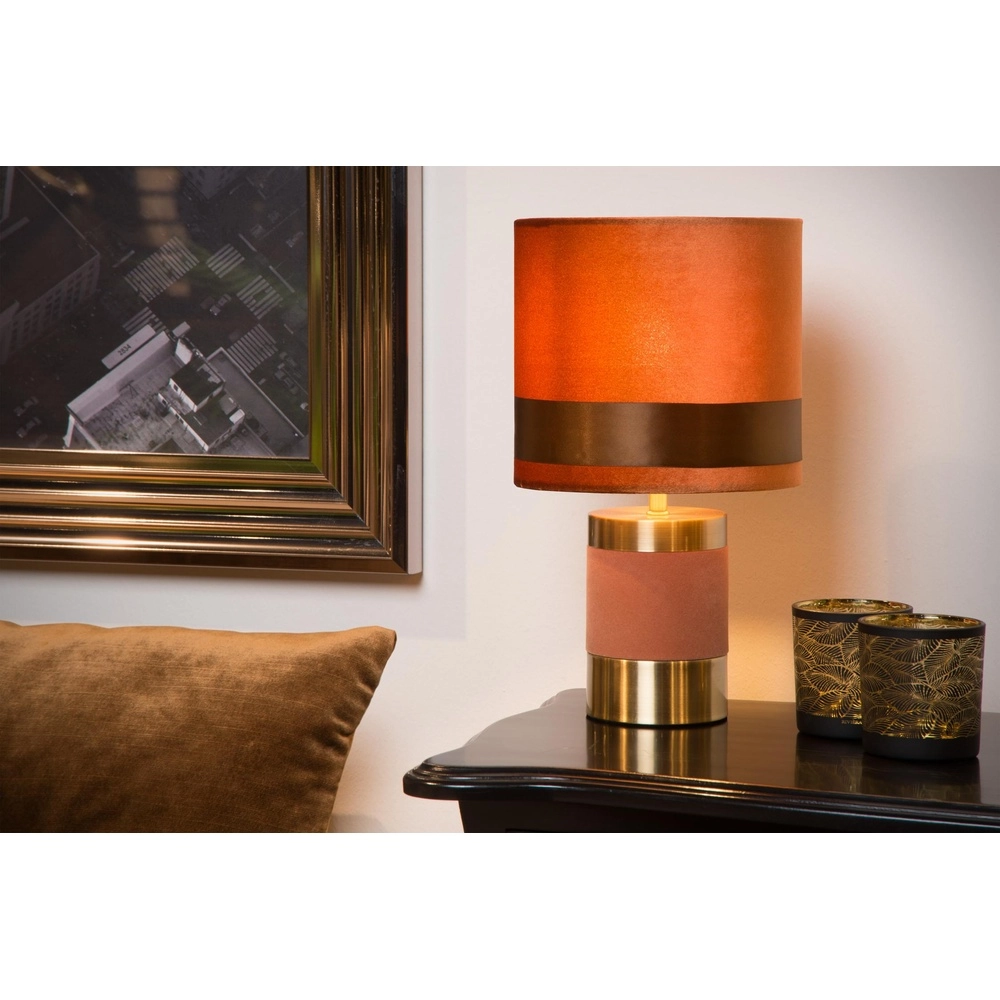 Design table lamp Extravaganza Frizzle Brown Lucide 5411212105271