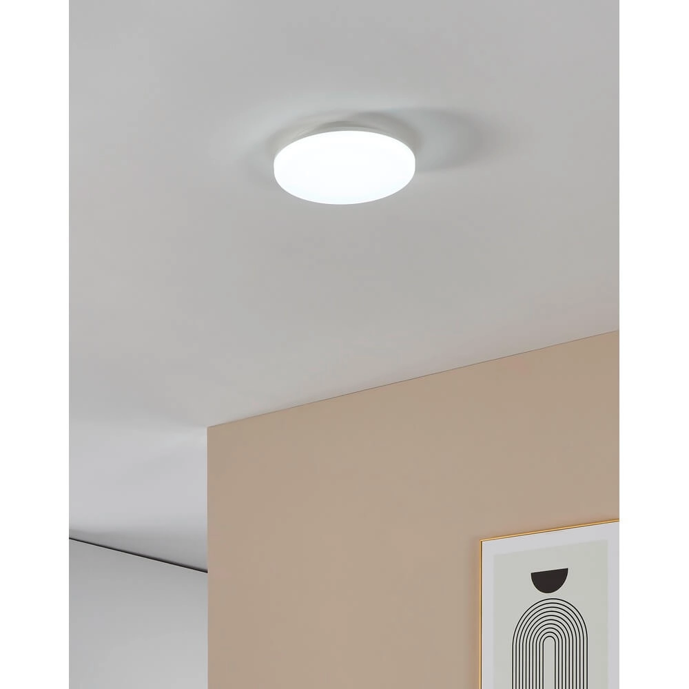 Round ceiling lamp Castagneto Ø 26cm white Eglo 9008606313204